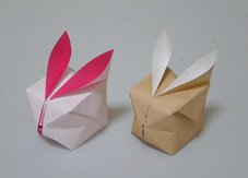 Origami Blow-Up Bunny | Free Instructions | Origami Resource Center